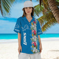 Detroit Lions Hawaiian Island Bloom Design by - Adult & Kids T-Shirts, Sweatshirts & Hoodies apparel design preview 1