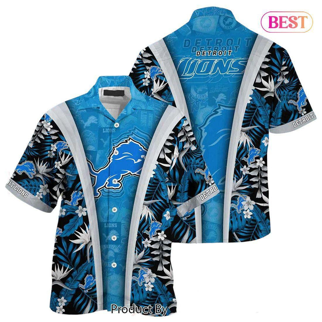 Detroit Lions Hawaiian Island Spirit Design by - Adult & Kids T-Shirts, Sweatshirts & Hoodies apparel design preview 1