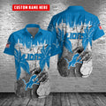 Detroit Lions Hawaiian Palm Break Design 473064 - Adult & Kids T-Shirts, Sweatshirts & Hoodies apparel design preview 1