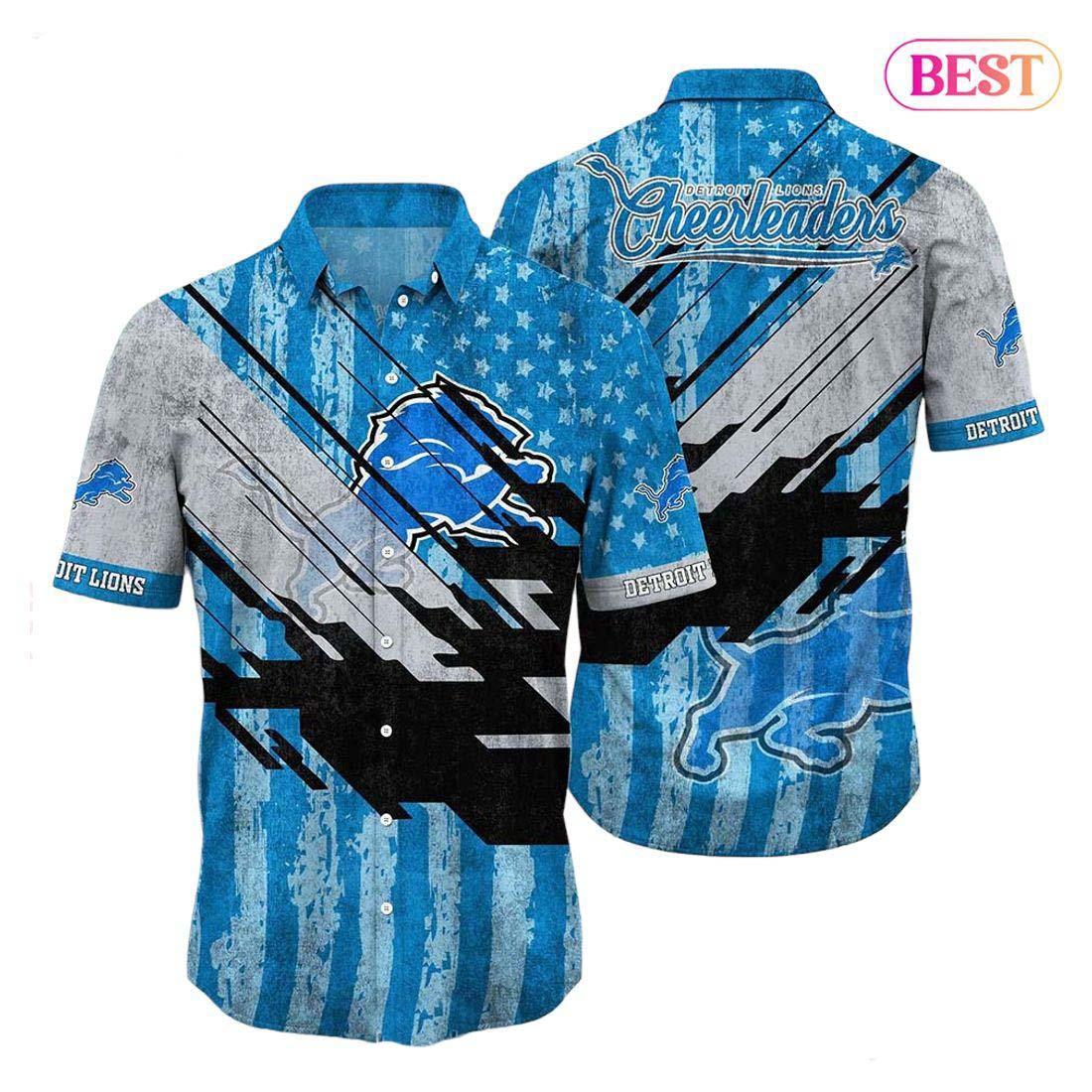 Detroit Lions Hawaiian Power Surge Design 732476 - Adult & Kids T-Shirts, Sweatshirts & Hoodies apparel design preview 1