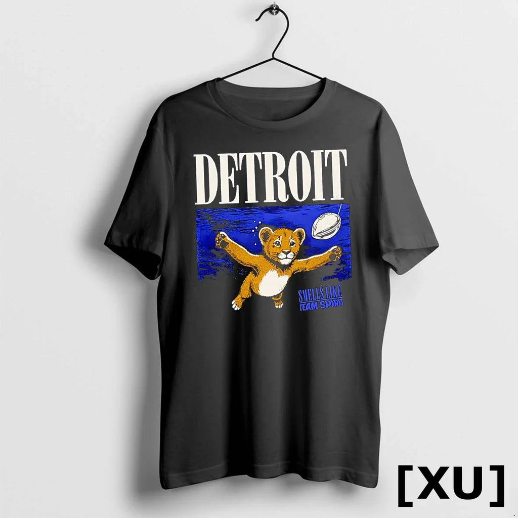 Detroit Lions Smells Like Team Spirit Sweater - Adult & Kids T-Shirts, Sweatshirts & Hoodies apparel design preview 1