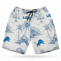 Detroit Lions Hawaiian Sunny Beach Design 156517 - Adult & Kids T-Shirts, Sweatshirts & Hoodies apparel design preview 1