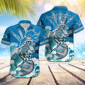 Detroit Lions Hawaiian Surfing Dead Design 958286 - Adult & Kids T-Shirts, Sweatshirts & Hoodies apparel design preview 1