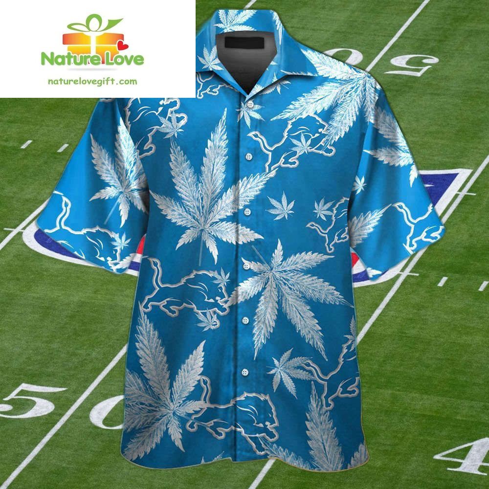Detroit Lions Tropical Aloha Hawaiian Set - Adult & Kids T-Shirts, Sweatshirts & Hoodies apparel design preview 1