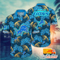 Detroit Lions Hawaiian Tropical Palm Design 942646 - Adult & Kids T-Shirts, Sweatshirts & Hoodies apparel design preview 1