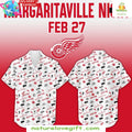 Detroit Red Wings Hawaiian Margaritaville Night 2026 - Adult & Kids T-Shirts, Sweatshirts & Hoodies apparel design preview 1