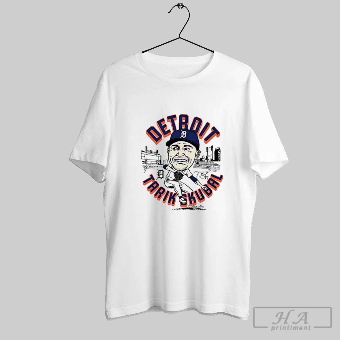 Detroit Tarik Skubal Cartoon - Adult & Kids T-Shirts, Sweatshirts & Hoodies apparel design preview 1