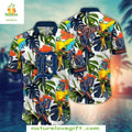 Detroit Tigers Hawaiian Vibrant Parrot Print MLB - Adult & Kids T-Shirts, Sweatshirts & Hoodies apparel design preview 1