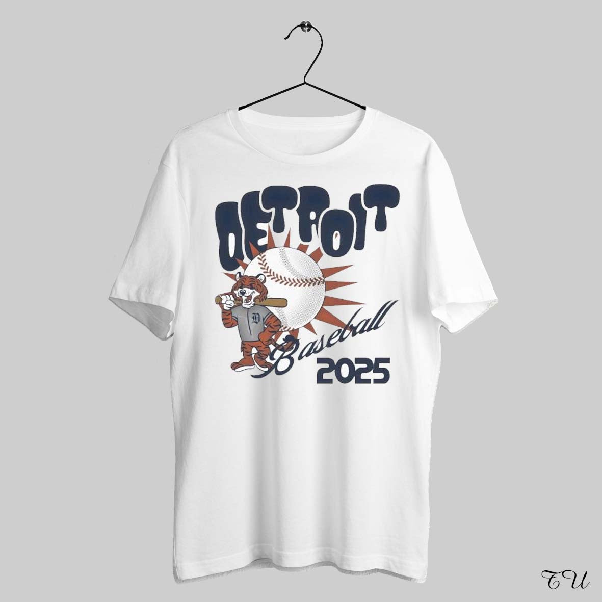 Detroit Tigers Baseball 2025 Mascot - Adult & Kids T-Shirts, Sweatshirts & Hoodies apparel design preview 1