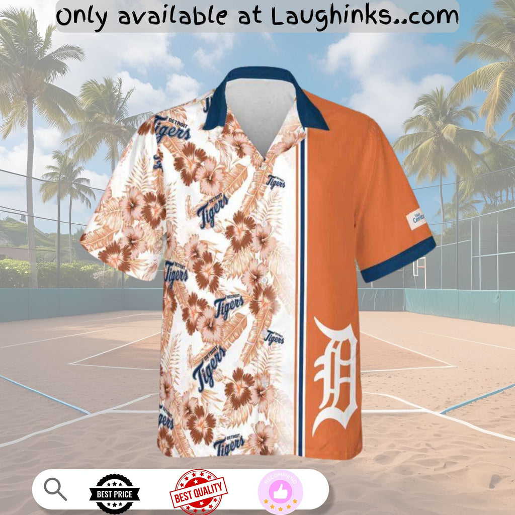 Detroit Tigers Baseball Hawaiian Giveaway 2024 HQ - Adult & Kids T-Shirts, Sweatshirts & Hoodies apparel design preview 1