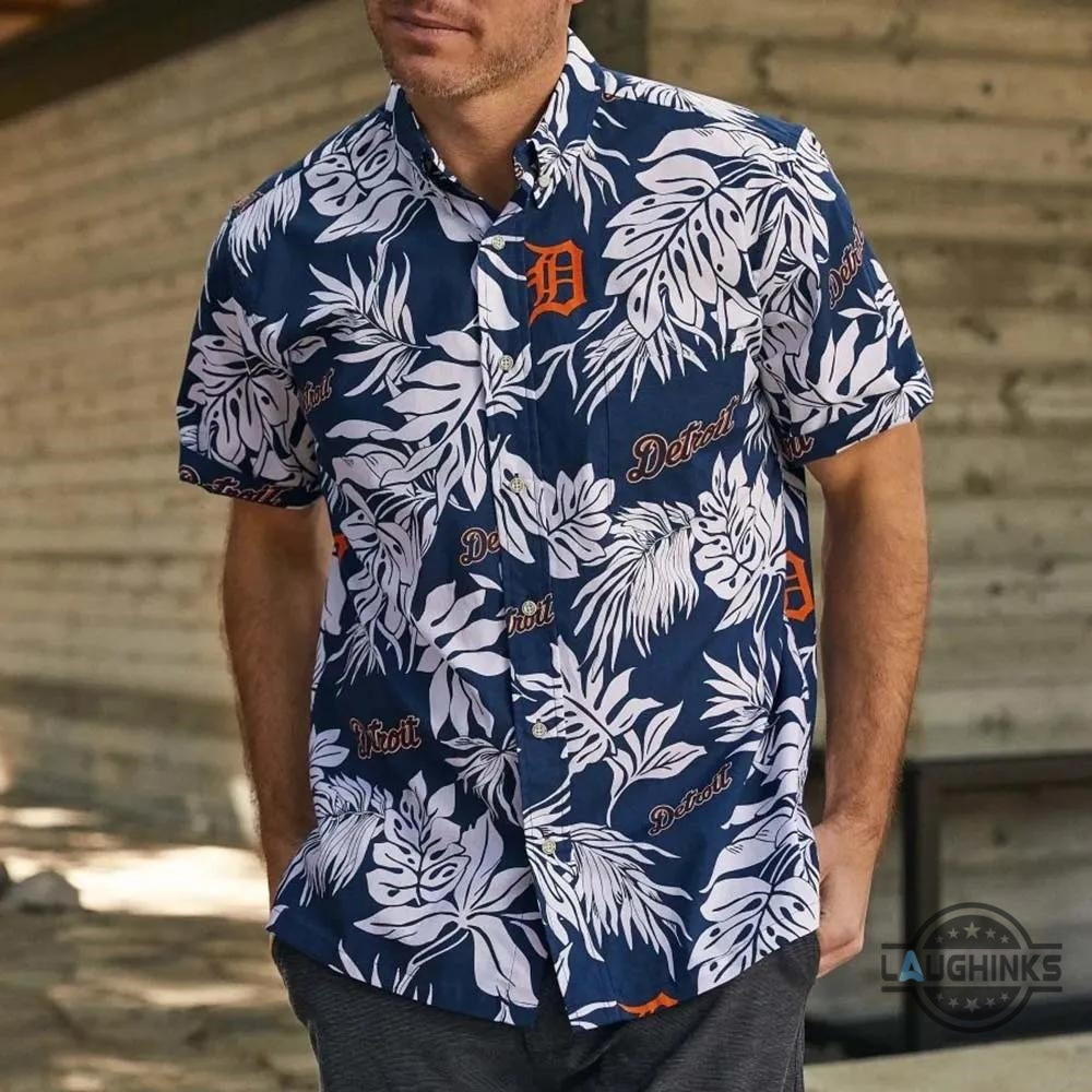 Detroit Tigers Hawaiian Mlb Cheap Aloha Summer Beach - Adult & Kids T-Shirts, Sweatshirts & Hoodies apparel design preview 1