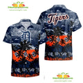 Detroit Tigers Hawaiian Summer Gift for Fans Aloha - Adult & Kids T-Shirts, Sweatshirts & Hoodies apparel design preview 1