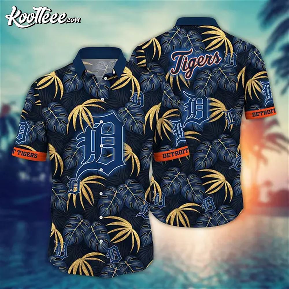 Detroit Tigers MLB Aloha Hawaiian - Adult & Kids T-Shirts, Sweatshirts & Hoodies apparel design preview 1