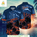 Detroit Tigers Hawaiian Stylish Baseball Tropical - Adult & Kids T-Shirts, Sweatshirts & Hoodies apparel design preview 1