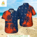 Detroit Tigers Hawaiian Sunset Palms Split Design MLB - Adult & Kids T-Shirts, Sweatshirts & Hoodies apparel design preview 1