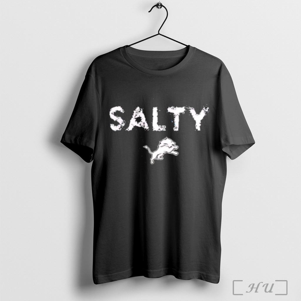 Detroit Lions Salty Sports Black 2025 Jpg - Adult & Kids T-Shirts, Sweatshirts & Hoodies apparel design preview 1