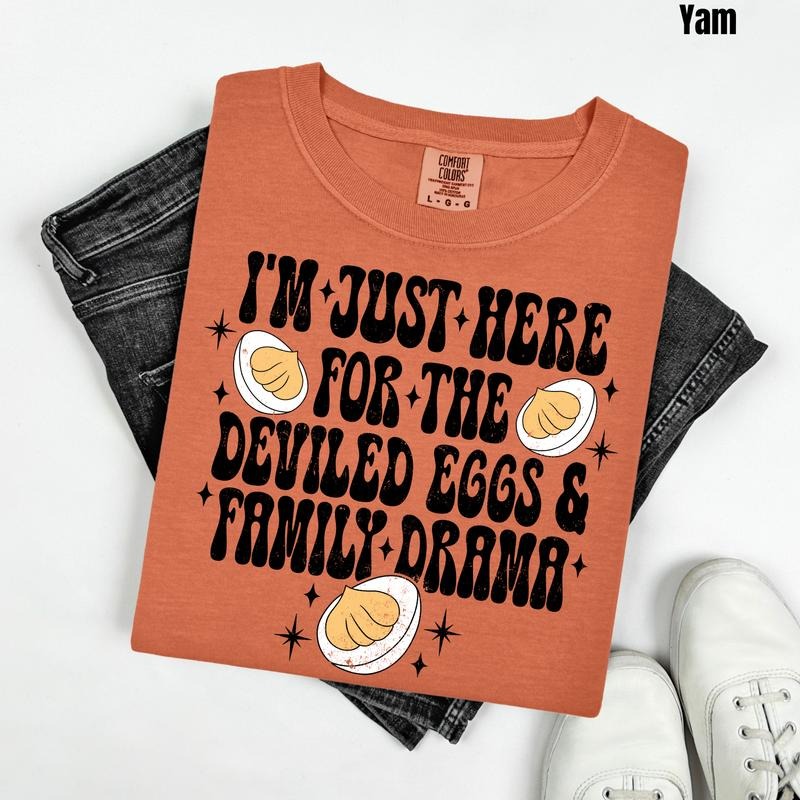 Deviled Eggs Drama Comfort Colors 'NLB' - Adult & Kids T-Shirts, Sweatshirts & Hoodies apparel design preview 1