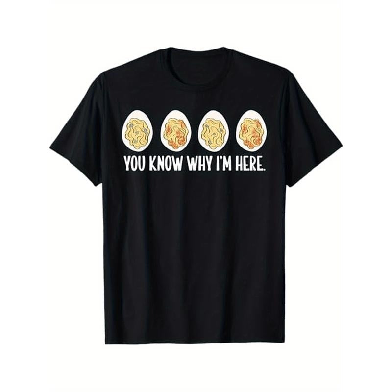 Deviled Eggs You Know Why I'M Here Thanksgiving - Adult & Kids T-Shirts, Sweatshirts & Hoodies apparel design preview 1