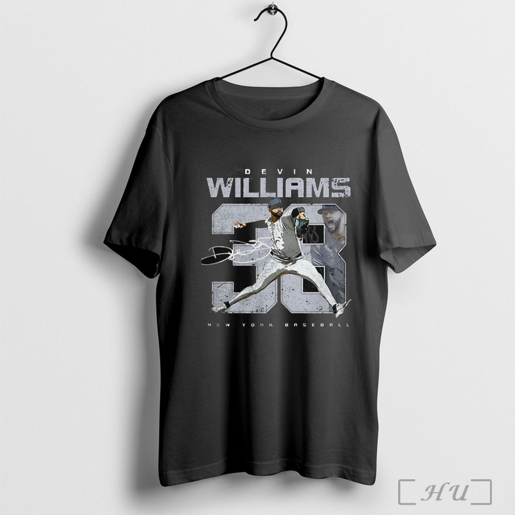 Devin Williams New York Yankees Player Number - Adult & Kids T-Shirts, Sweatshirts & Hoodies apparel design preview 1