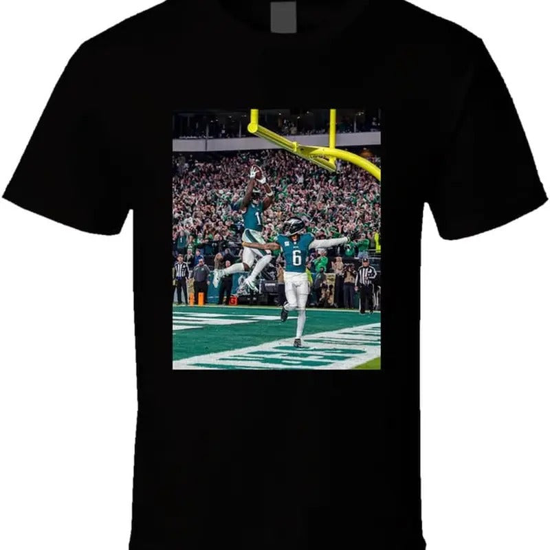 Devonta Smith Aj Brown Dunk Celebration - Adult & Kids T-Shirts, Sweatshirts & Hoodies apparel design preview 1