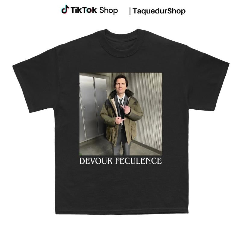 Devour Feculence Meme Severance Lumon Industries MDR - Adult & Kids T-Shirts, Sweatshirts & Hoodies apparel design preview 1