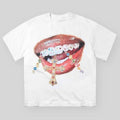 Diamond Teeth Cross Print Grillz Vintage Y2k Cotton - Adult & Kids T-Shirts, Sweatshirts & Hoodies apparel design preview 1
