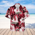 Diamondbacks Hibiscus Pattern Flowers Red MLB - Adult & Kids T-Shirts, Sweatshirts & Hoodies apparel design preview 1