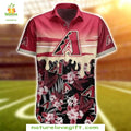 MLB Hawaiian Diamondbacks Midnight Floral Baseball - Adult & Kids T-Shirts, Sweatshirts & Hoodies apparel design preview 1