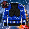 Dick Head Black Blue Jingle Balls Christmas Funny Ugly Christmas Sweater - Holiday Gift product image