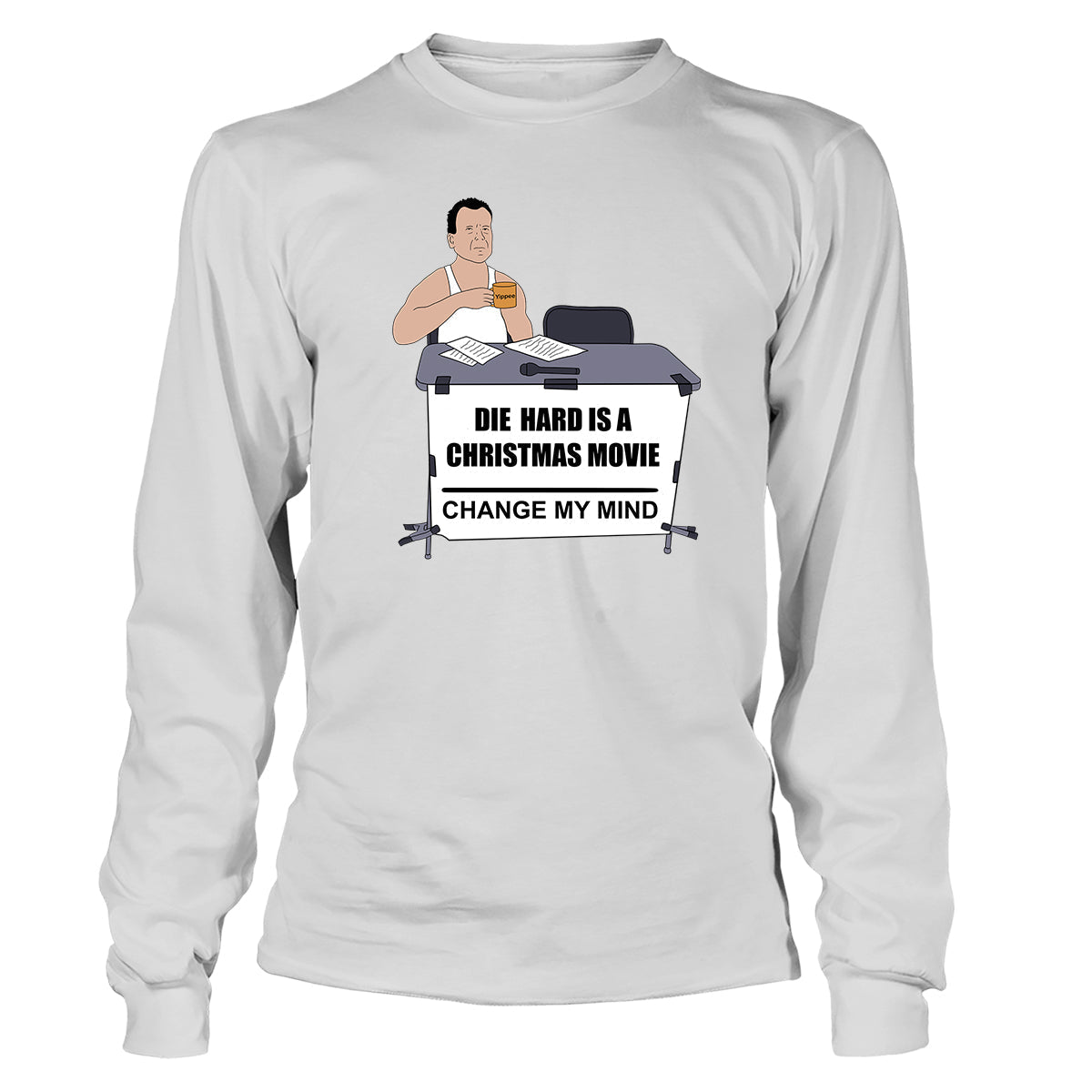 Die Hard Was A Christmas Movie - Adult & Kids T-Shirts, Sweatshirts & Hoodies apparel design preview 1