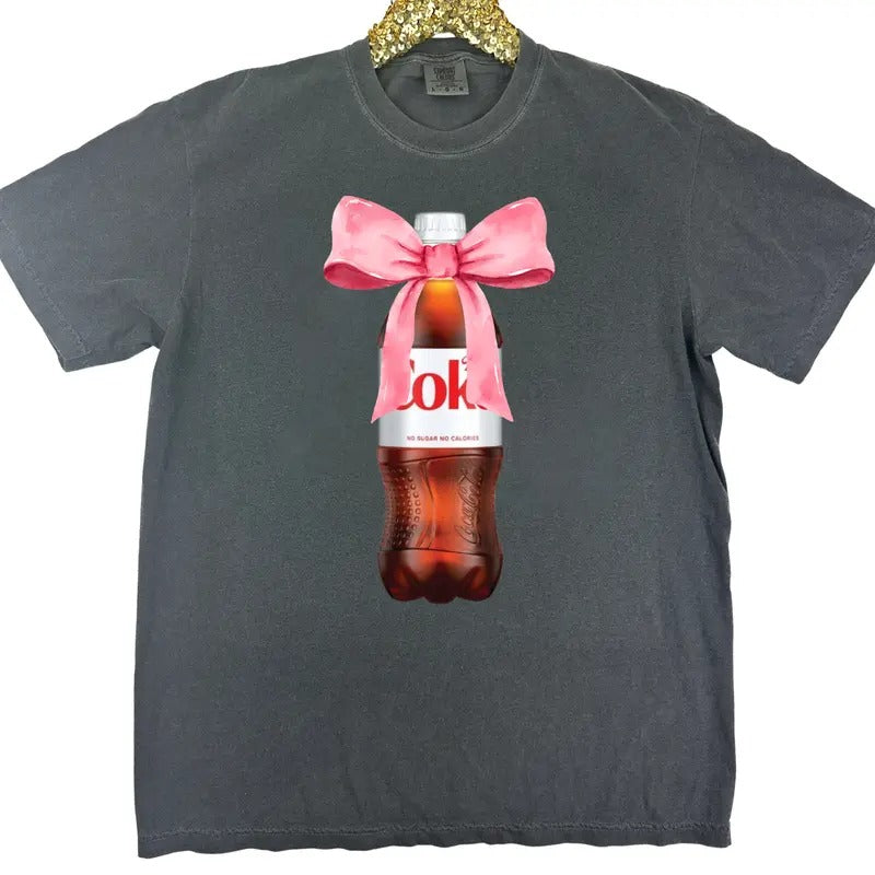 Diet Bottle Coquette Comfort Colors 'NLB' - Adult & Kids T-Shirts, Sweatshirts & Hoodies apparel design preview 1