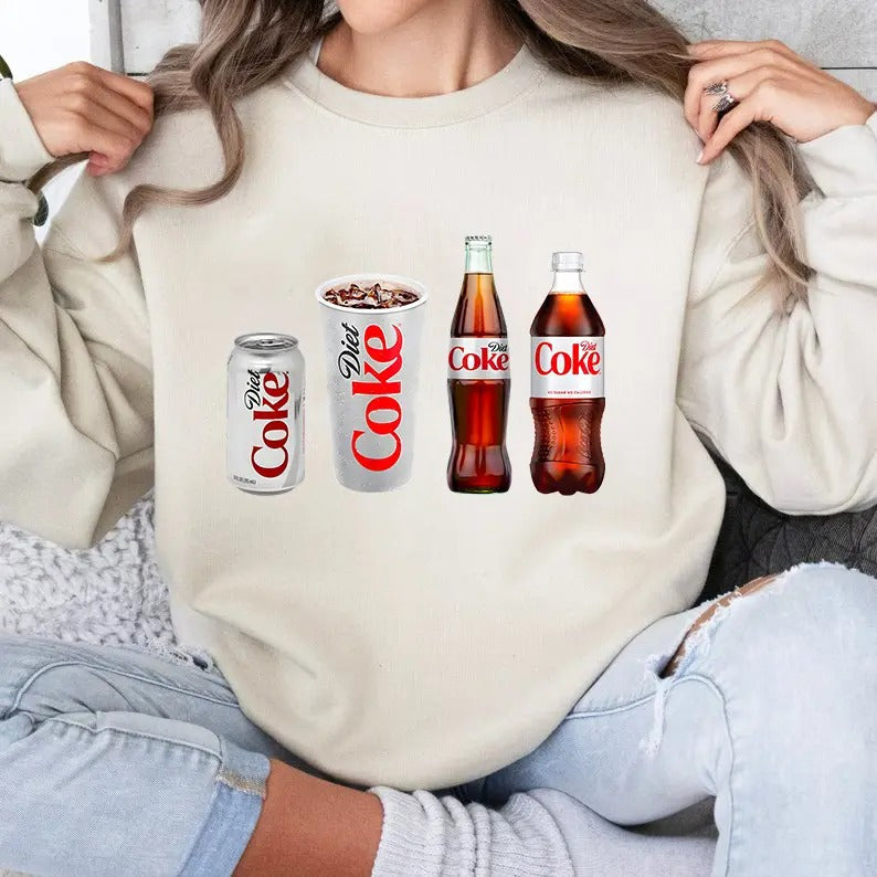 Diet Coke Lover Funny - Adult & Kids T-Shirts, Sweatshirts & Hoodies apparel design preview 1