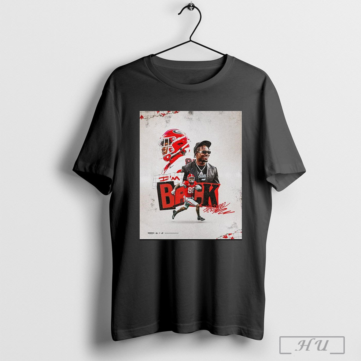 Dillon Bell Georgia Bulldogs Im Back Agtg Lets Run - Adult & Kids T-Shirts, Sweatshirts & Hoodies apparel design preview 1