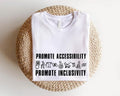 Disability Awareness Promote Accessibility - Adult & Kids T-Shirts, Sweatshirts & Hoodies apparel design preview 1