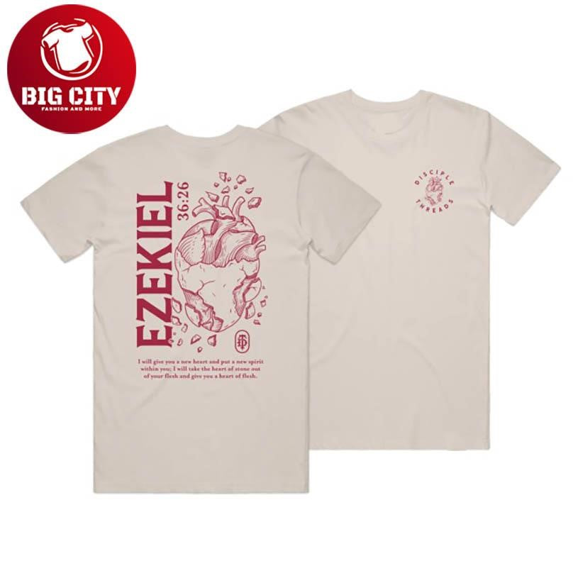 Disciple Threads Heart Of Flesh Two Sided - Adult & Kids T-Shirts, Sweatshirts & Hoodies apparel design preview 1