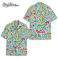 Disco Mens Pattern Hawaiian - Adult & Kids T-Shirts, Sweatshirts & Hoodies apparel design preview 1