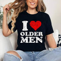 Distressed I Heart Older Love Cotton 100% Top - Adult & Kids T-Shirts, Sweatshirts & Hoodies apparel design preview 1