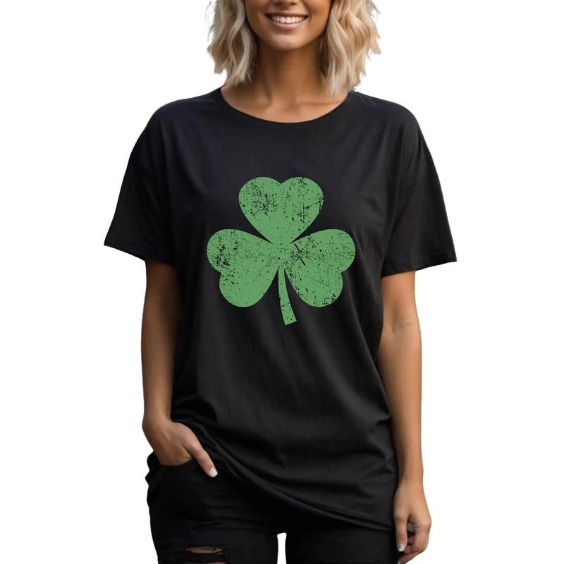 Distressed Shamrock Comfort Colors - Adult & Kids T-Shirts, Sweatshirts & Hoodies apparel design preview 1