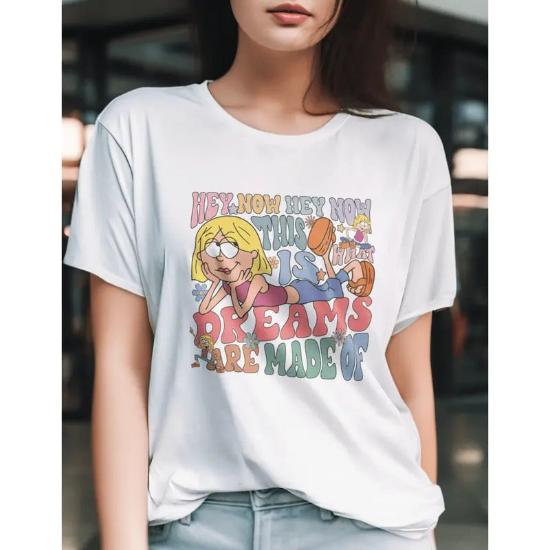 Dney Cute Lizzie Mcguire Funny Teeshirt Summer Cool - Adult & Kids T-Shirts, Sweatshirts & Hoodies apparel design preview 1