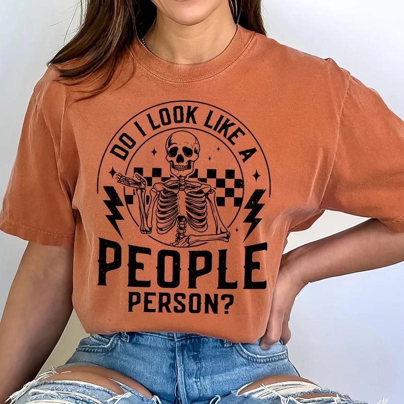 Do I Like People Person Funny Printed Casual Basic - Adult & Kids T-Shirts, Sweatshirts & Hoodies apparel design preview 1