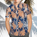 Dodgers Blue Leaves Hawaiian LA - Adult & Kids T-Shirts, Sweatshirts & Hoodies apparel design preview 1