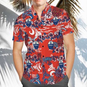 Dodgers Vintage Floral Pattern Hawaiian LA - Adult & Kids T-Shirts, Sweatshirts & Hoodies apparel design preview 1