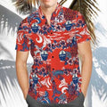 Dodgers Vintage Floral Pattern Hawaiian LA - Adult & Kids T-Shirts, Sweatshirts & Hoodies apparel design preview 1