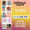 Dog Mom DTF Transfer Gang Sheet 22 X 60 - Adult & Kids T-Shirts, Sweatshirts & Hoodies apparel design preview 1