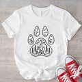 Dog Paw Adventure Lover Nature Camping Animal - Adult & Kids T-Shirts, Sweatshirts & Hoodies apparel design preview 1