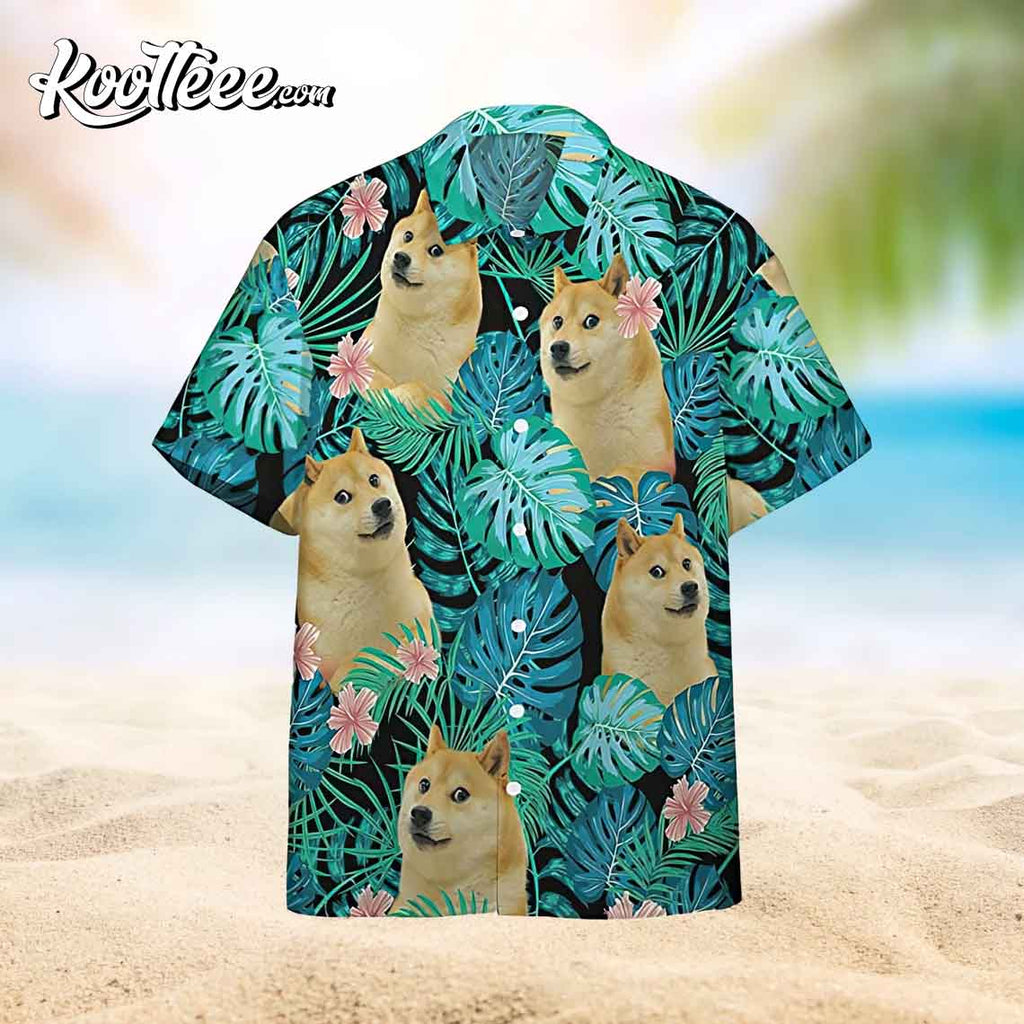 Doge Meme Hawaiian - Adult & Kids T-Shirts, Sweatshirts & Hoodies apparel design preview 1