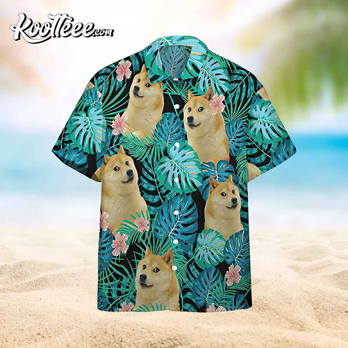 Doge Meme Hawaiian - Adult & Kids T-Shirts, Sweatshirts & Hoodies apparel design preview 1