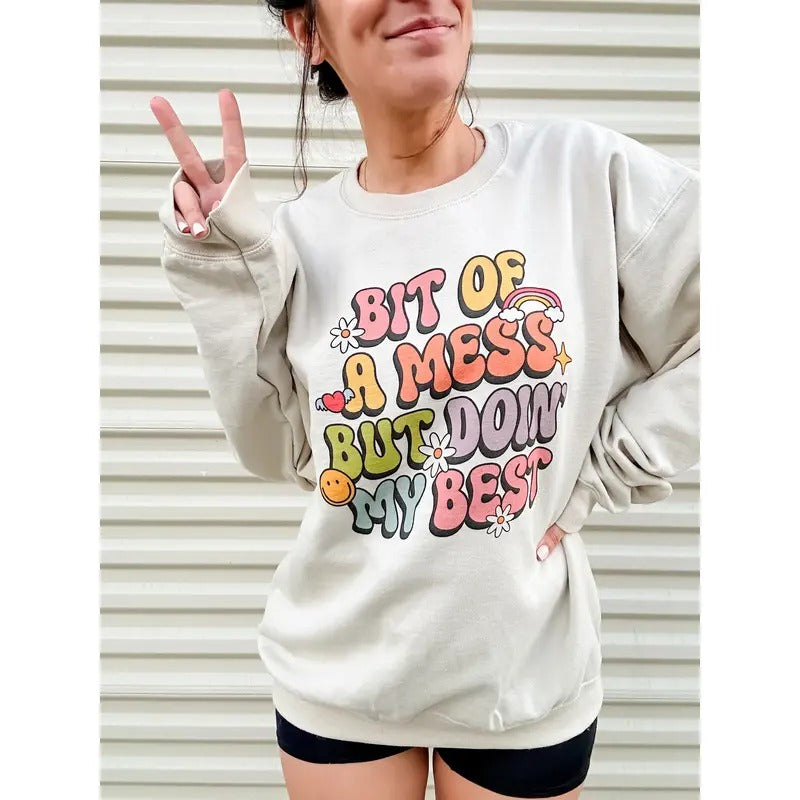 Doin' My Best Top - Adult & Kids T-Shirts, Sweatshirts & Hoodies apparel design preview 1