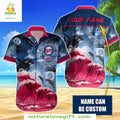 Minnesota Twins Hawaiian Dolphin Ocean Sky Baseball - Adult & Kids T-Shirts, Sweatshirts & Hoodies apparel design preview 1
