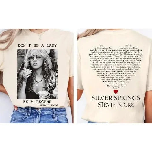 Don'T Be Lady Legend Vintage Stevie Nicks - Adult & Kids T-Shirts, Sweatshirts & Hoodies apparel design preview 1